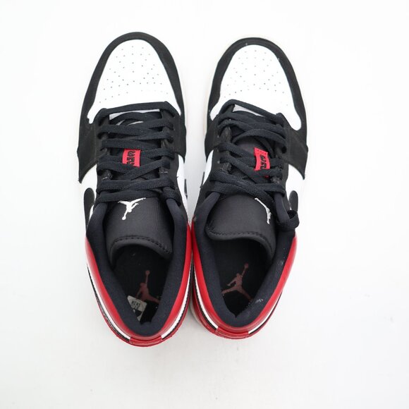 Nike Air Jordan 1 Retro Low Men\'s Size 10 Black Toe Athletic Sneakers 553558-116 main image 9